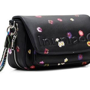 Desigual Daisy Pop Tromso cross Body Bag Black 187911